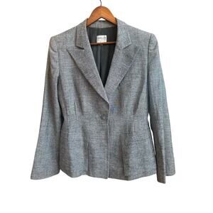 Armani Collezioni Blazer Size 10 Vintage Blazer Made in Italy Grey